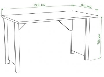 Письменный стол СТД-130 НБЕ