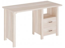 Письменный стол Илевро-130 с тумбой ТБД КК карамель / карамель