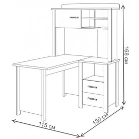 Письменный стол СТД-У