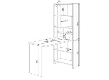 Письменный стол Лоревро-ОВХ