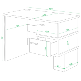 Письменный стол СД-15 C