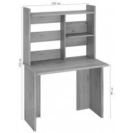 Письменный стол Беланта-Прям100(без тумбы)+НКЛ-100 БЕ