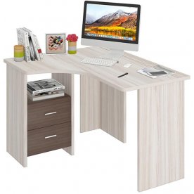 Письменный стол СКЛ-Угл 120 КШ ЛЕВ