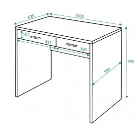 Письменный стол СП-22С КВ