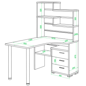 Письменный стол СР-132-130