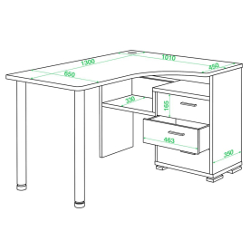 Письменный стол СР-132С-130