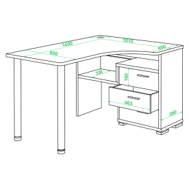 Письменный стол СР-132С-140