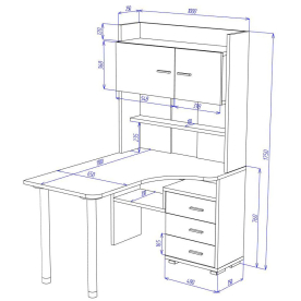 Письменный стол СР-133-130