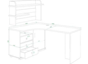 Письменный стол СР-145