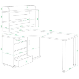 Письменный стол СР-145М