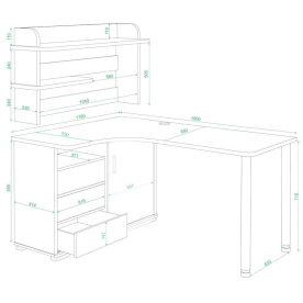 Письменный стол СР-145М