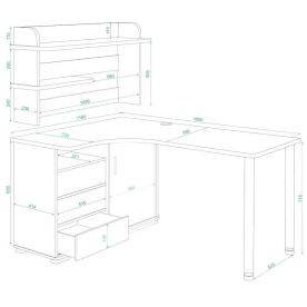 Письменный стол СР-145М
