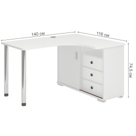 Письменный стол СР-145СМ правый