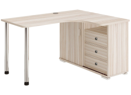 Письменный стол Жаспера-145СМ К правый карамель