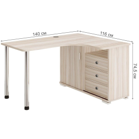 Письменный стол СР-145СМ К-ПРАВ правый