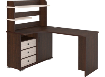Письменный стол Жаспера-165 венге / карамель / венге 
