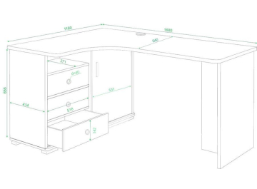 Письменный стол СР-165С