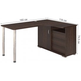 Письменный стол Жаспера-165СМ В правый