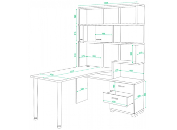 Письменный стол Жаспера-420/170