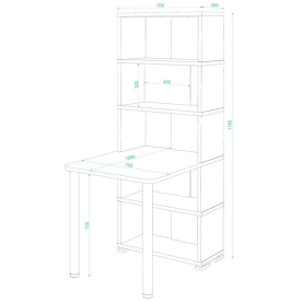 Письменный стол СБ-10М / 5 ШБЕШ