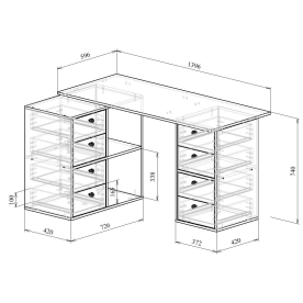Письменный стол Прайм-76