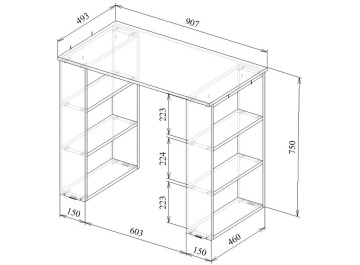Письменный стол Уно-7
