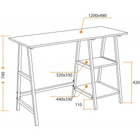 Письменный стол WD-02