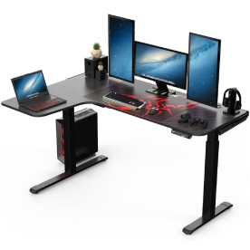 Компьютерный стол ERK-EGD-L60L-B-US