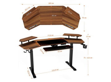 Компьютерный стол ERK-ED71-WN