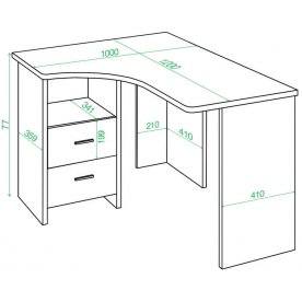 Компьютерный стол 100х120