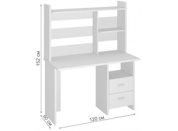 Компьютерный стол с надстройкой 120х60