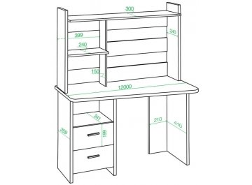 Компьютерный стол Парина