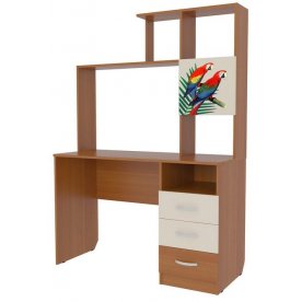 Компьютерный стол Галерея 1200 (с прямой надстройкой)