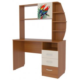 Компьютерный стол Галерея 1200 (с радиусной надстройкой)