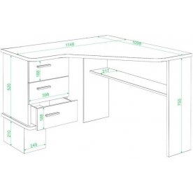 Компьютерный стол Юранта-45С