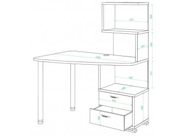 Компьютерный стол Белора-60