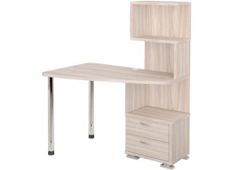 Стол компьютерный СКМ-60 левый карамель