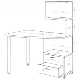 Компьютерный стол СКМ-60