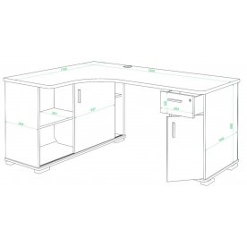 Компьютерный стол Жаспера-140М