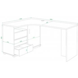 Компьютерный стол СР-165С