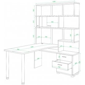 Компьютерный стол Жаспера-420 / 130