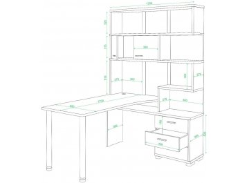Компьютерный стол СР-420 / 170
