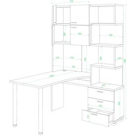 Компьютерный стол Жаспера-500М / 190
