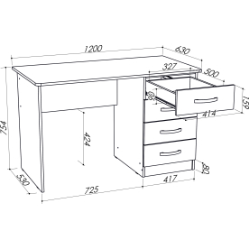 Письменный стол СП4