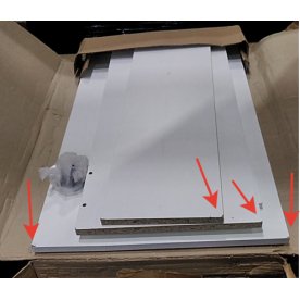 Стол письменный Kiwi белый  - Уцененный экземпляр