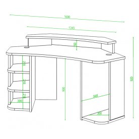 Письменный стол Аревро-160 ПРОФИ