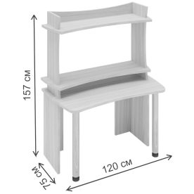 Письменный стол СКЛ-Софт120 В+НКИЛ120ВЛ