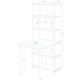 Письменный стол СБ-10М/5