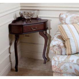 Консоль угловая Берже 10 темно-коричневая