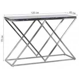 Консольный столик Nero Oriental 47ED-CST026